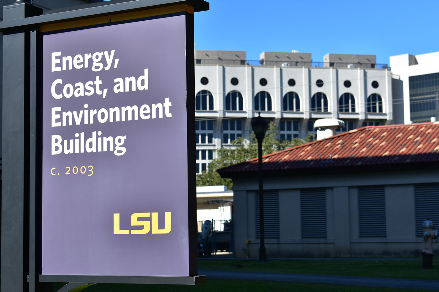 ECE building sign