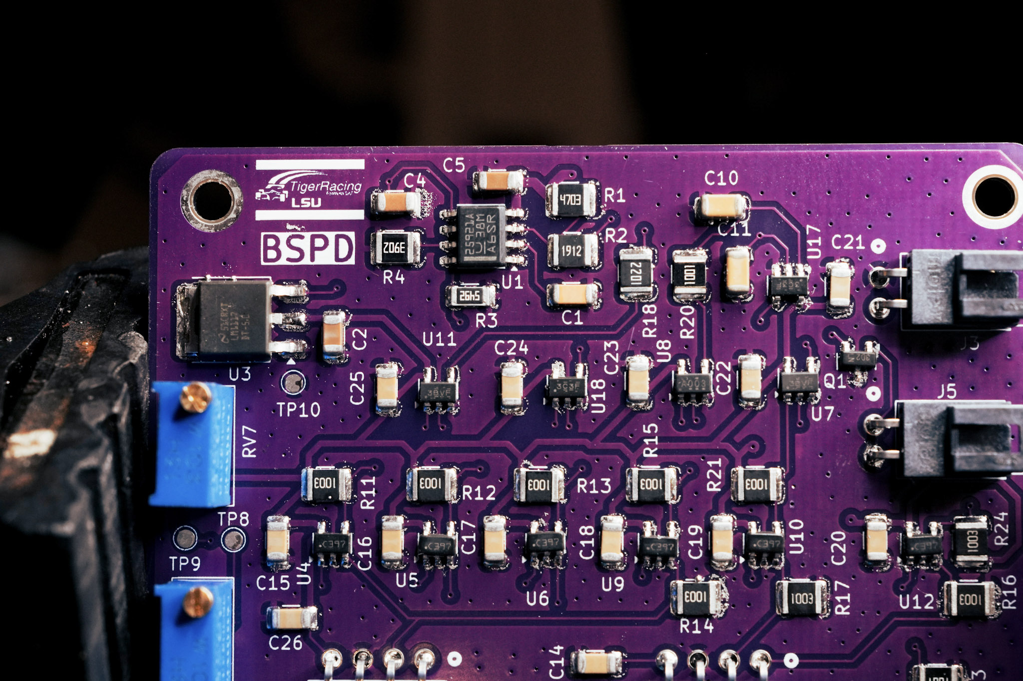 TigerRacing Brake Sensor Plausibility Device PCB