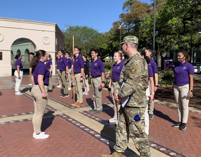 Cadets at Mike the Tiger