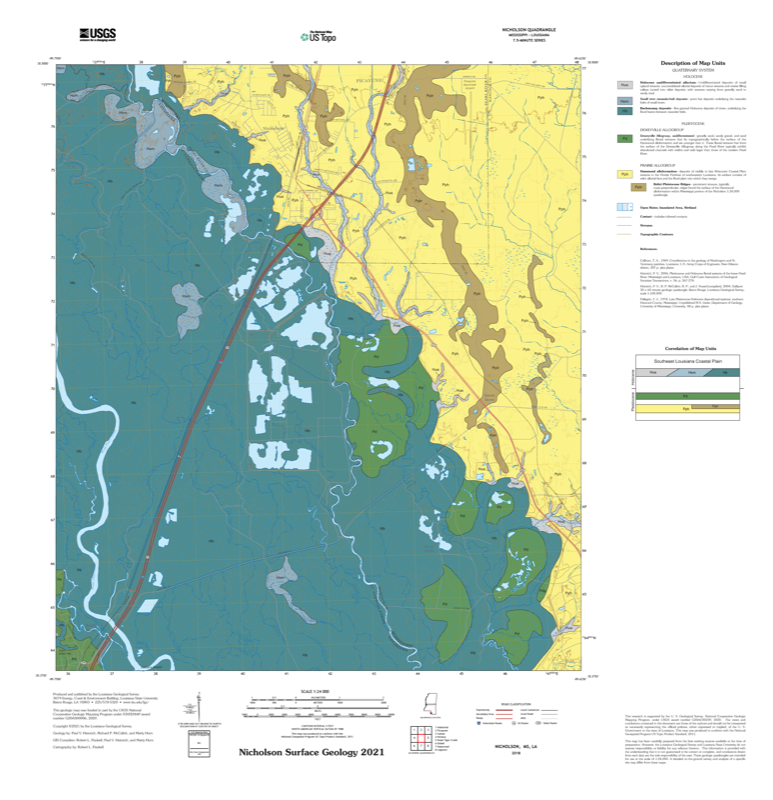 Nicholson Surface Geology 2021