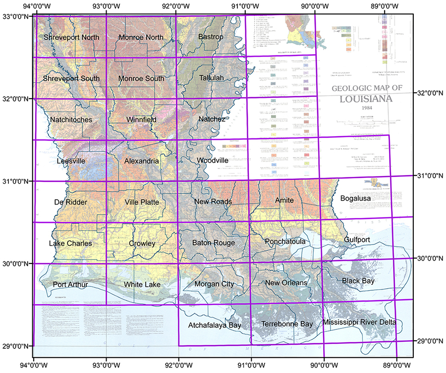 100k geology index